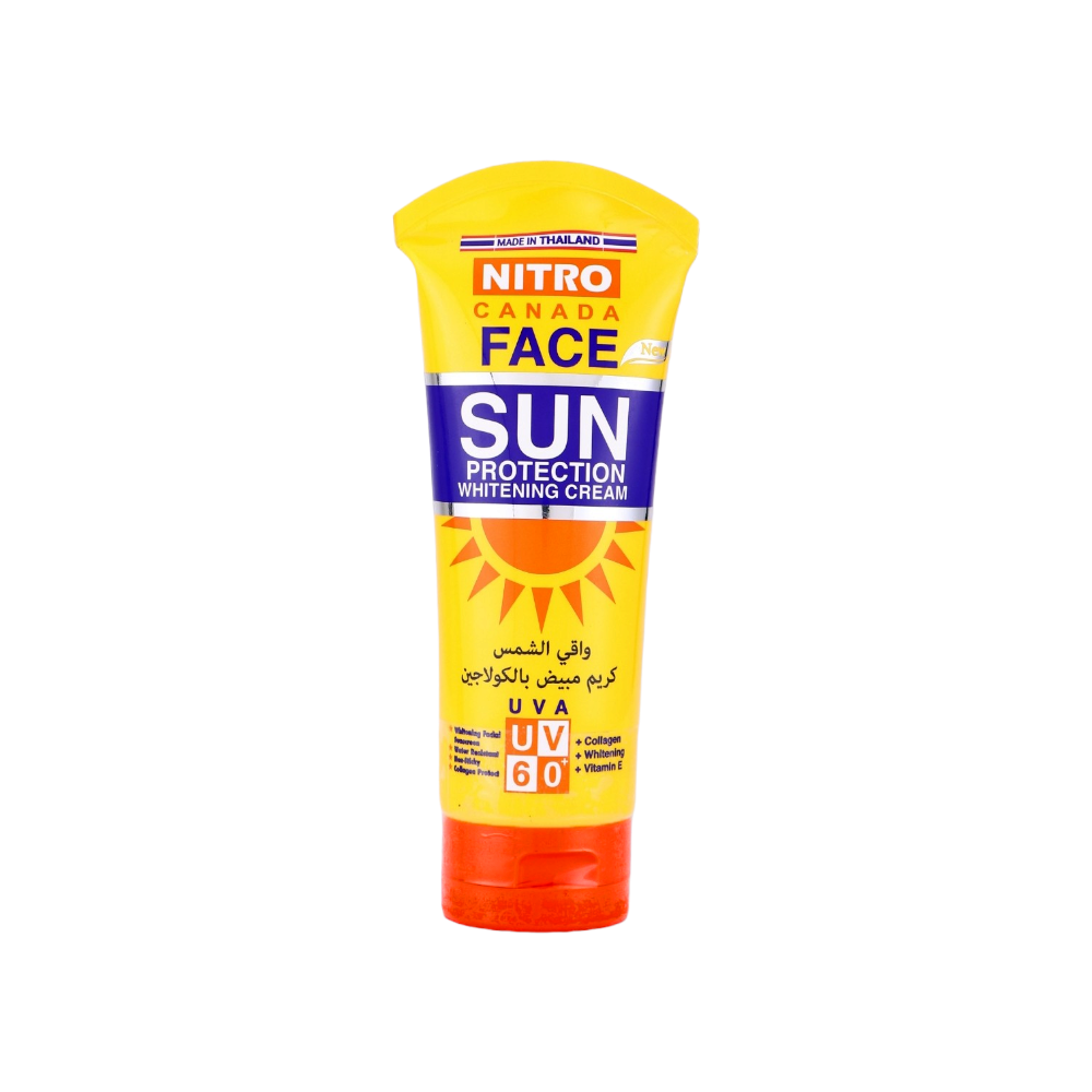 نيترو كندا كريم واقي الشمس و كولاجين مبيض فيتامين أي بعامل حماية 60+ - 170 مل