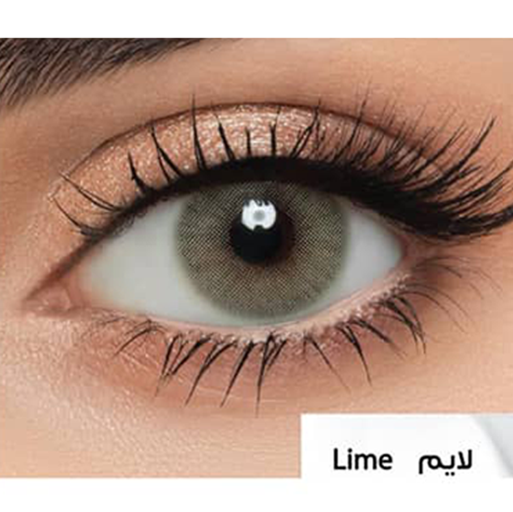 لنس مي عدسات لاصقة بألوان طبيعية - لايم 
