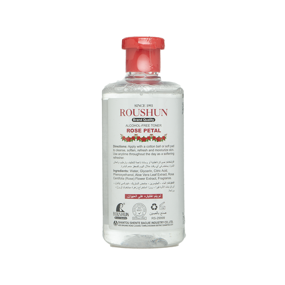روشان تونر بتلات الورد منظف و مرطب للبشرة  -  355 مل
