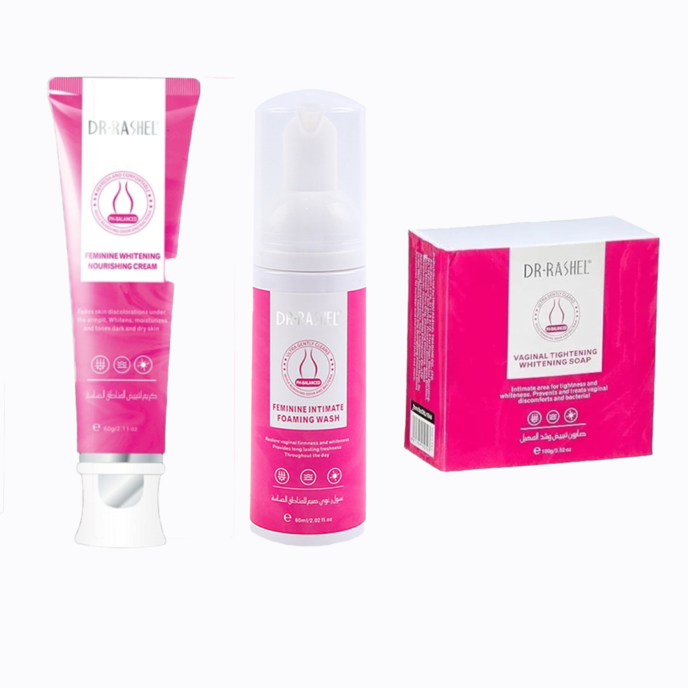 دكتور راشيل مجموعة العناية بالمنطقة الحساسة - 3 قطع 