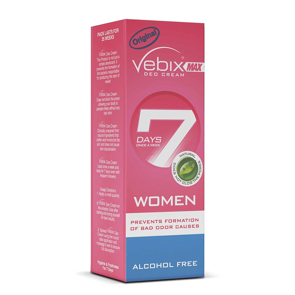 فيبكس ماكس ديو كريم مزيل عرق للنساء - 25 مل
