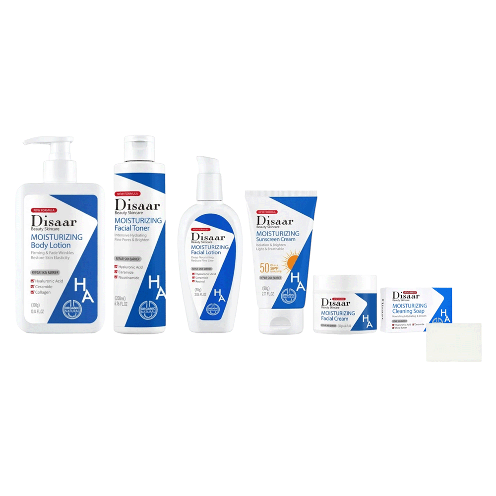 ديسار باكج العناية بالبشرة بخلاصة حمض الهيالورونيك - 6 قطع