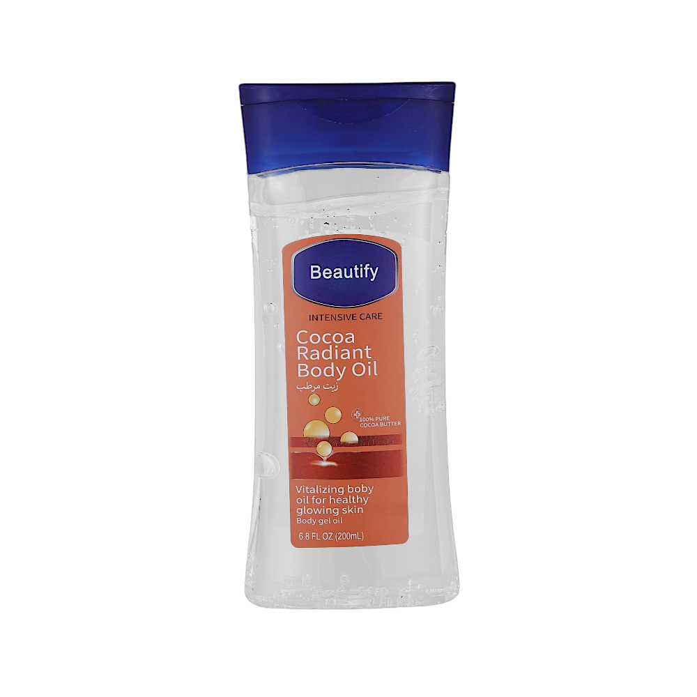 بيوتيفي زيت مرطب للبشرة بخلاصة  زبدة الكاكاو - 200 مل  