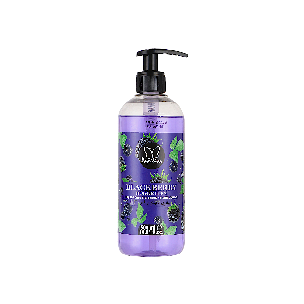 بابيليون صابون يدين بالتوت الأسود - 500 مل