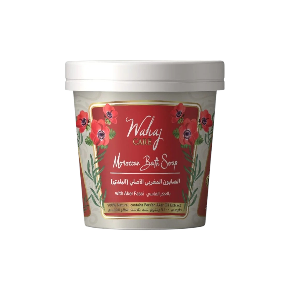 وهج كير صابون مغربي مع خلاصة زيت العكر الفارسي للبشرة - 250 مل