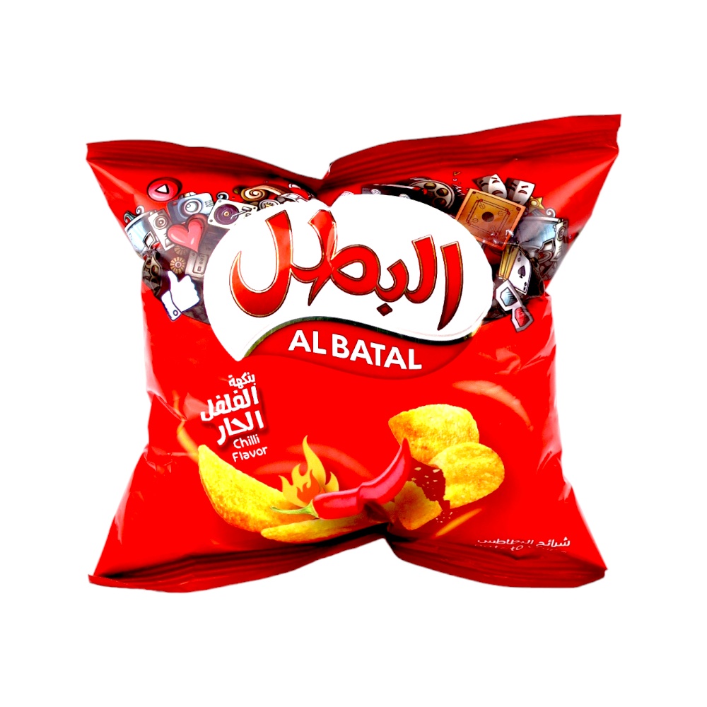 البطل بطاطس بالفلفل الحار -14 جم