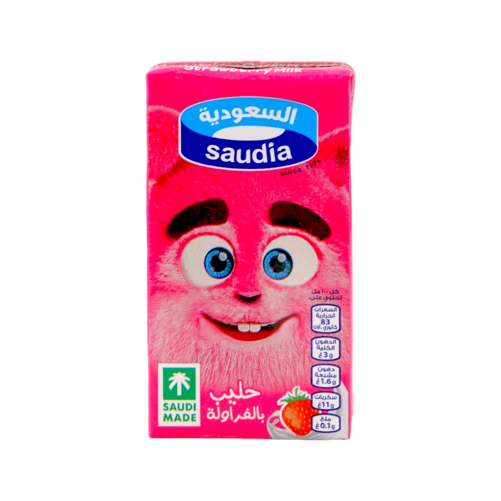 السعودية حليب فراولة -125 مل 