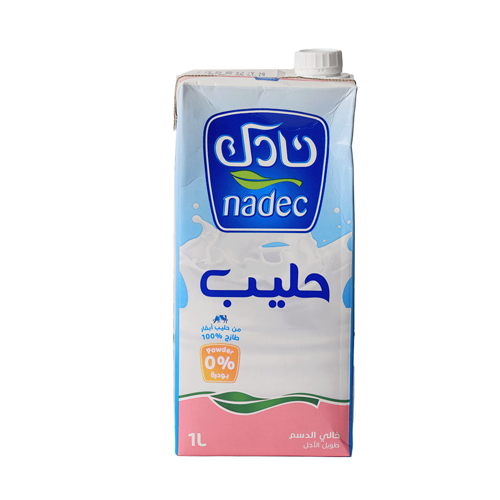 نادك حليب منزوع الدسم -1 لتر