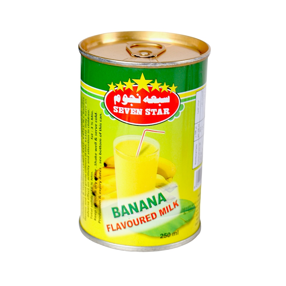 سبعة نجوم حليب بالموز -250 مل 