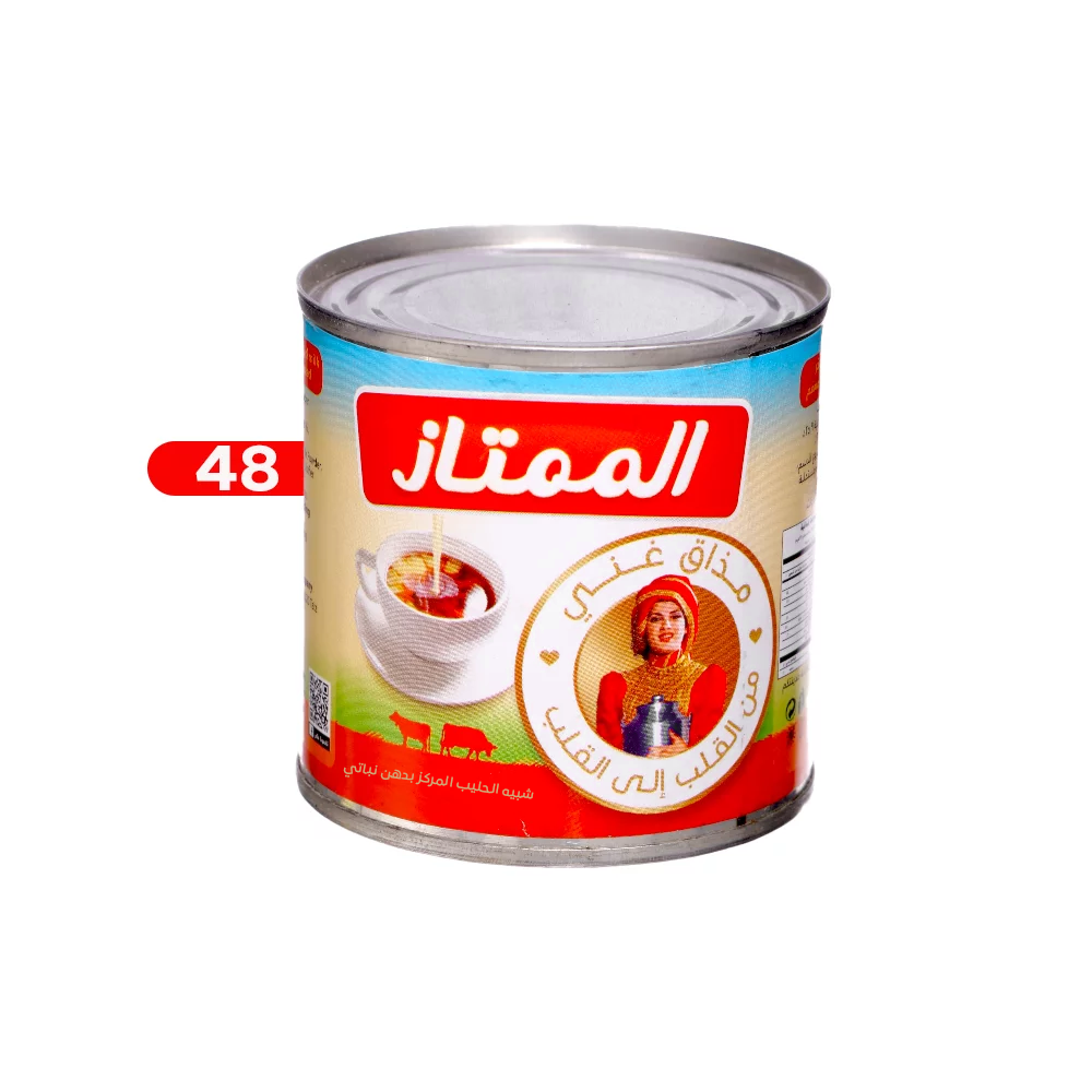 الممتاز كرتون شبيه حليب مركز صغيرعبوة 159 مل * 48 حبة