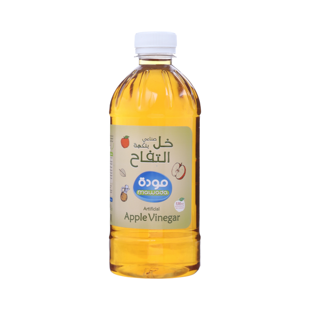 مودة خل صناعي بنكهة التفاح 530 مل 