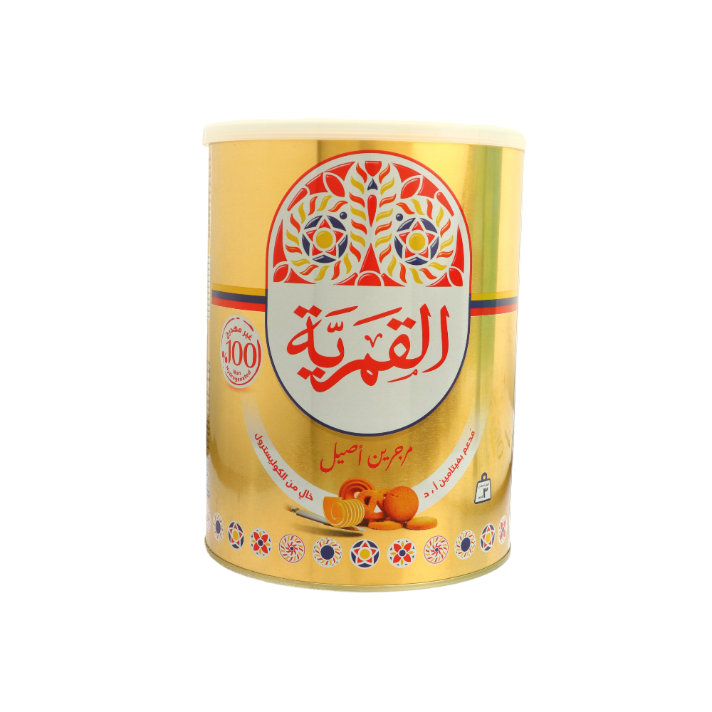 القمرية زبدة نباتية مرجرين أصيل خالي من الكوليسترول - 3 كيلو 