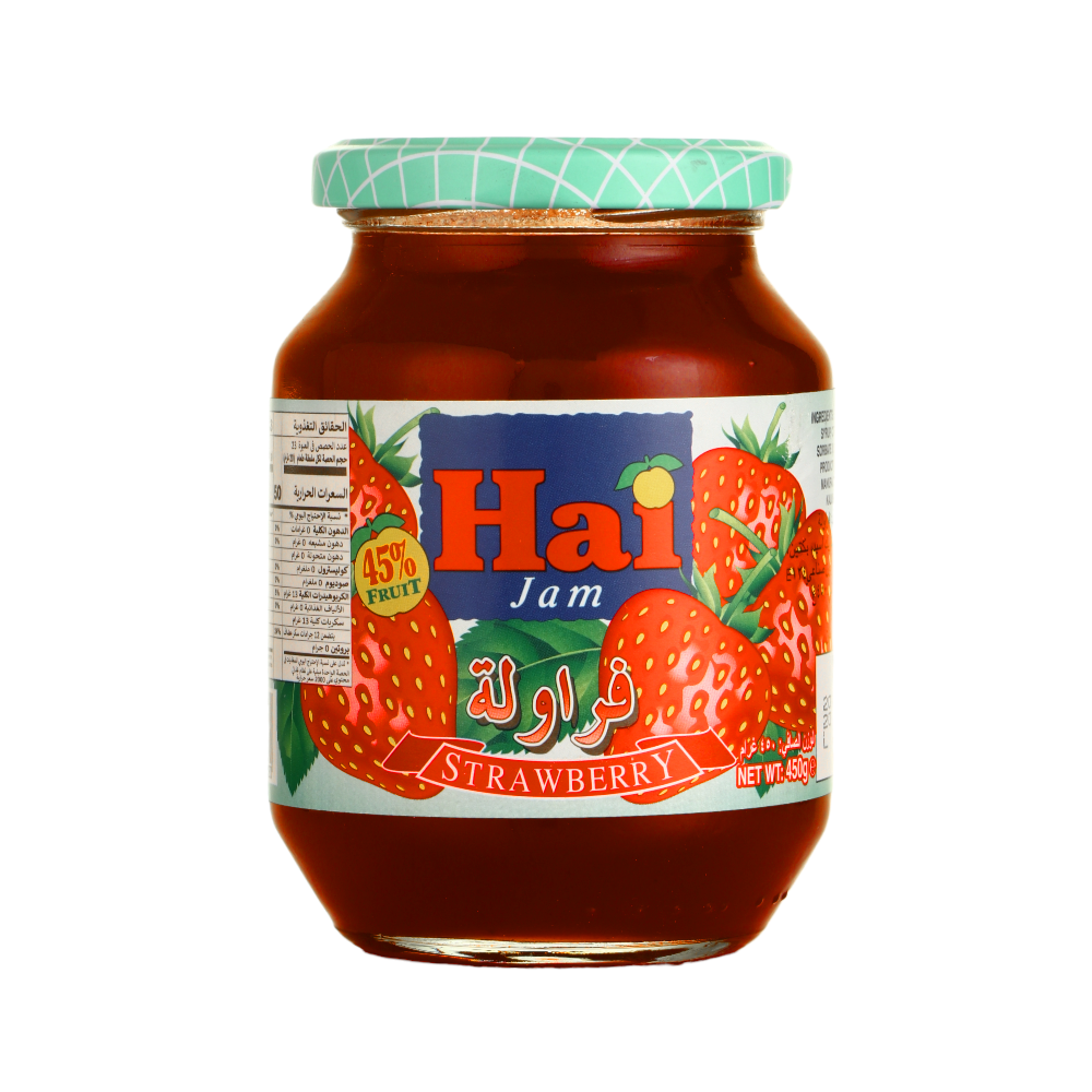 هاي مربى بنكهة الفراولة 450 جم 