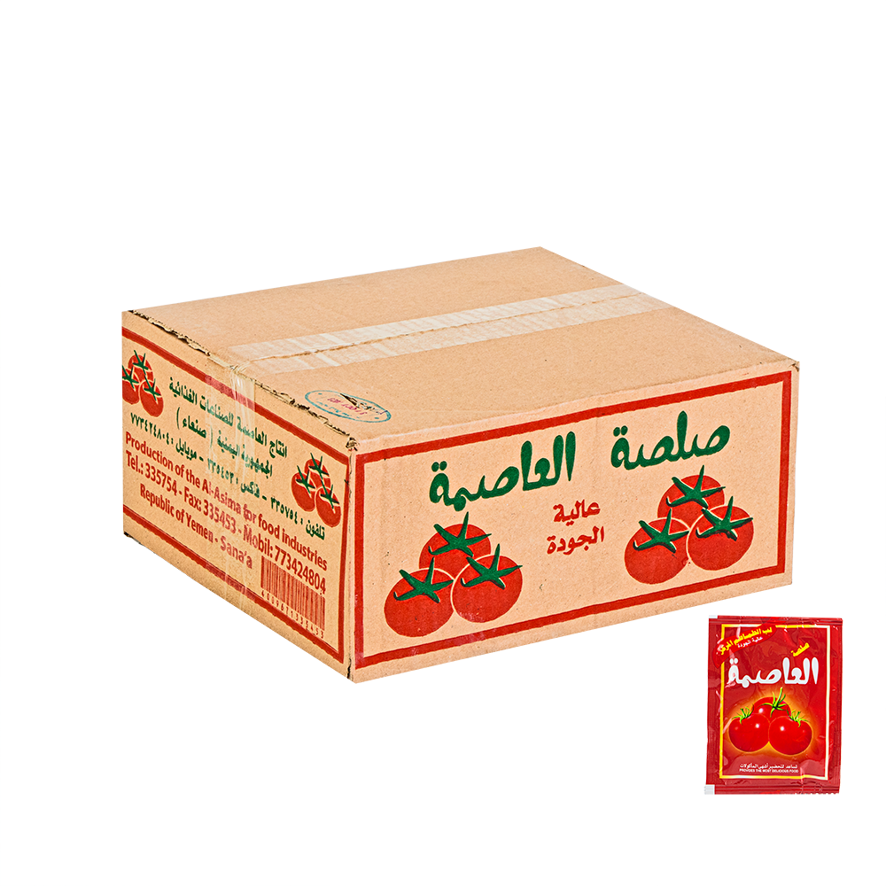 العاصمة باكت معجون صلصة الطماطم 30جم* 70حبة