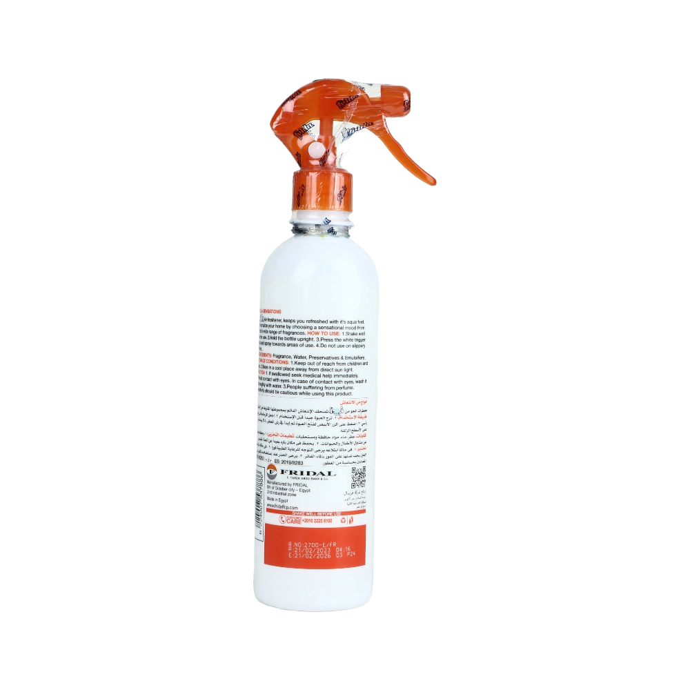 فريدا بخاخ معطر جو منعش برائحة الخوخ - 460 مل