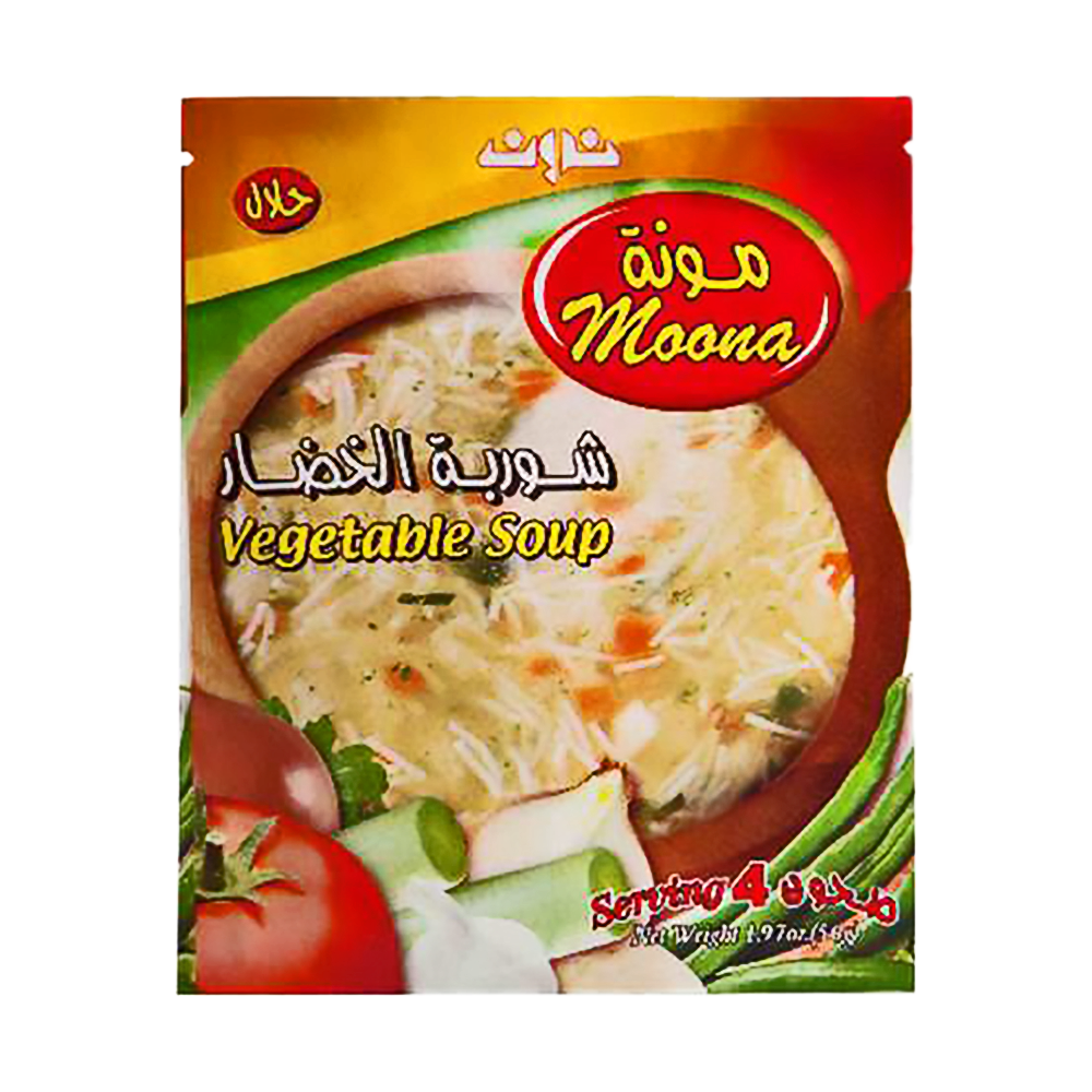 مونه شوربه بنكهه الخضار