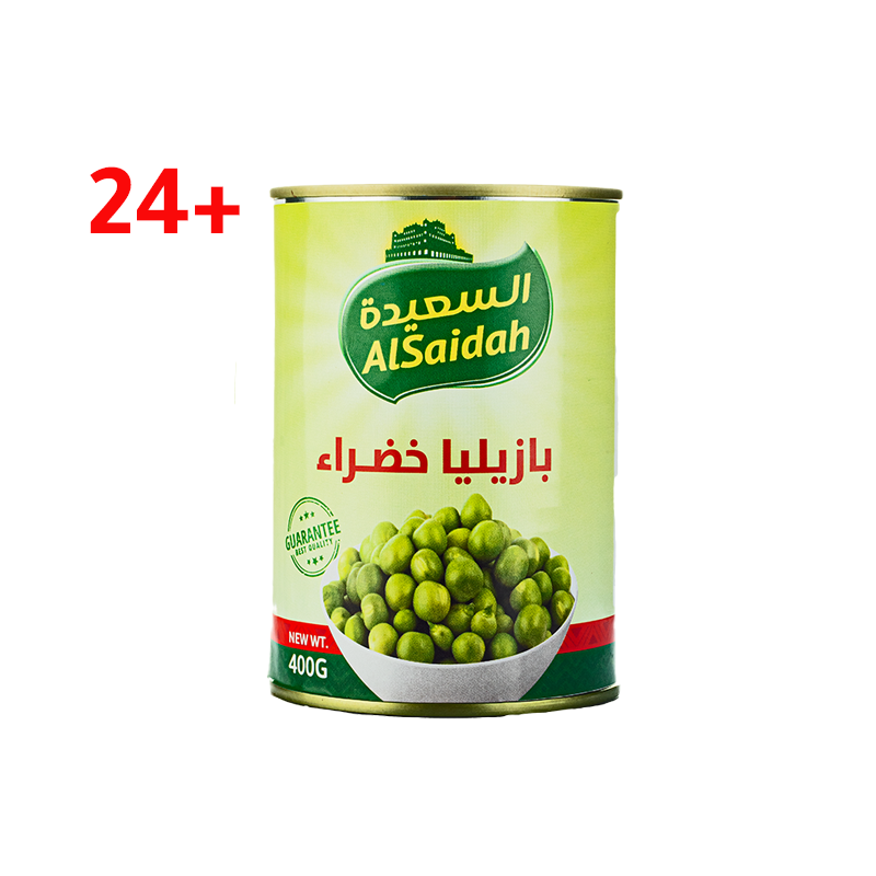 كرتون السعيدة بازيلياء عبوة 400جرام * 24 علبة