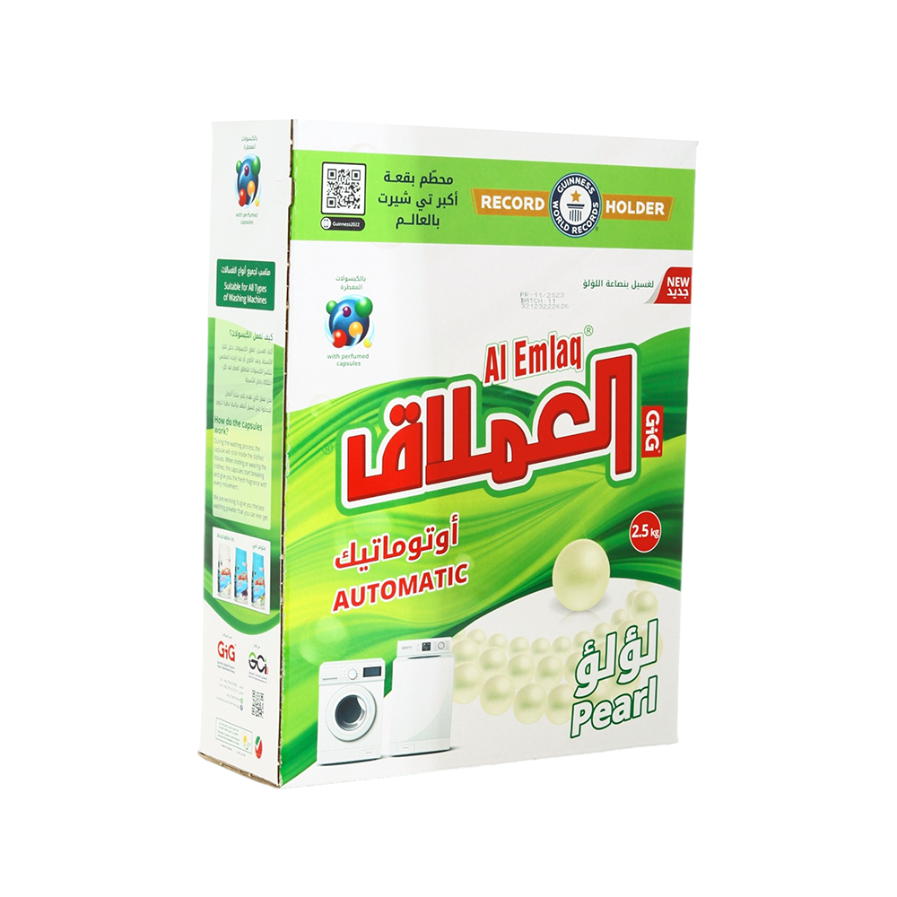 العملاق أوتوماتيك مسحوق غسيل الملابس لؤلؤ - 2.5 كجم 