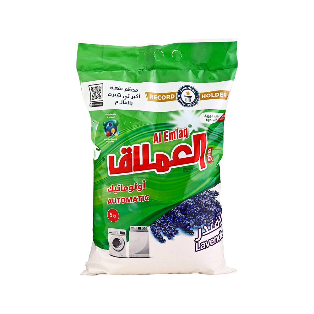 العملاق أوتوماتيك مسحوق غسيل الملابس باللافندر - 5 كجم 