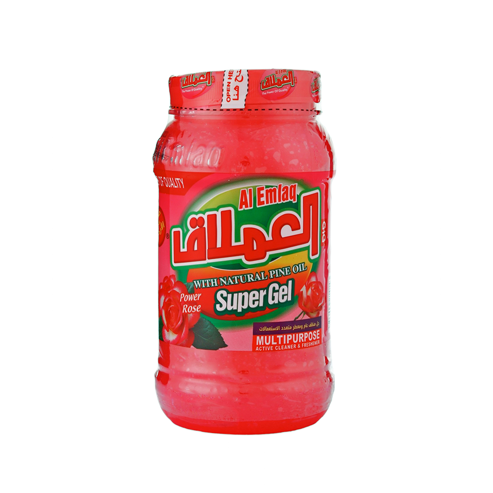 العملاق سوبر جل منظف عام و معطر متعدد الإستعمالات بقوة الورد مع زيت الصنوبر الطبيعي - 500 جم 
