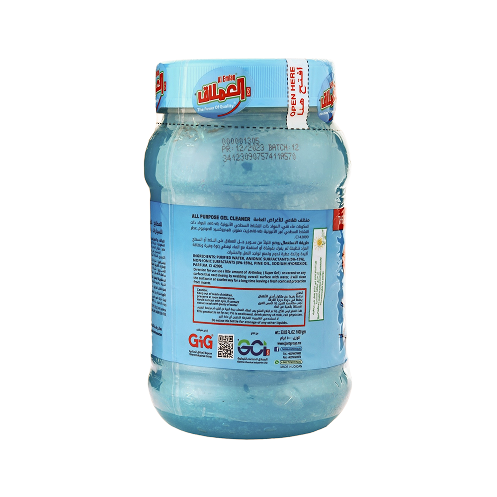 العملاق سوبر جل منظف عام و معطر متعدد الإستعمالات مع زيت الصنوبر الطبيعي لوقت الصيف - 1000 جم 