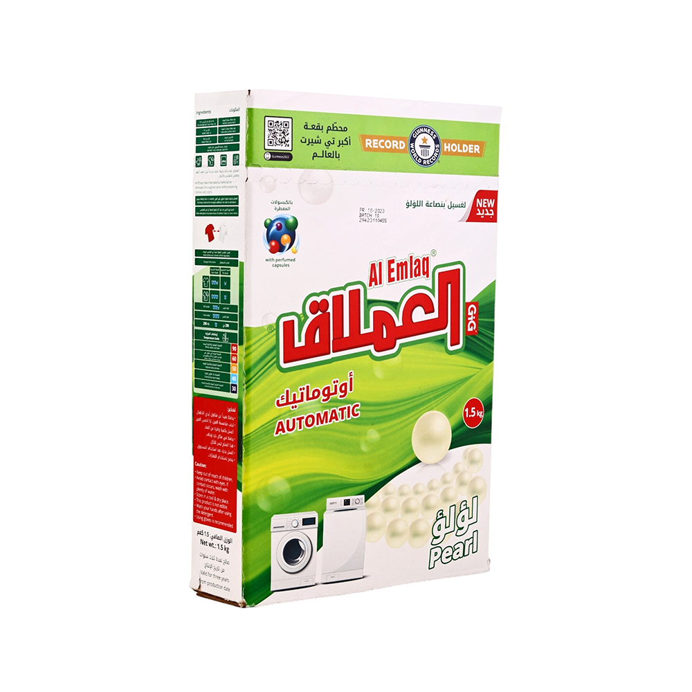 العملاق أوتوماتيك مسحوق غسيل الملابس لؤلؤ - 1.5 كجم 