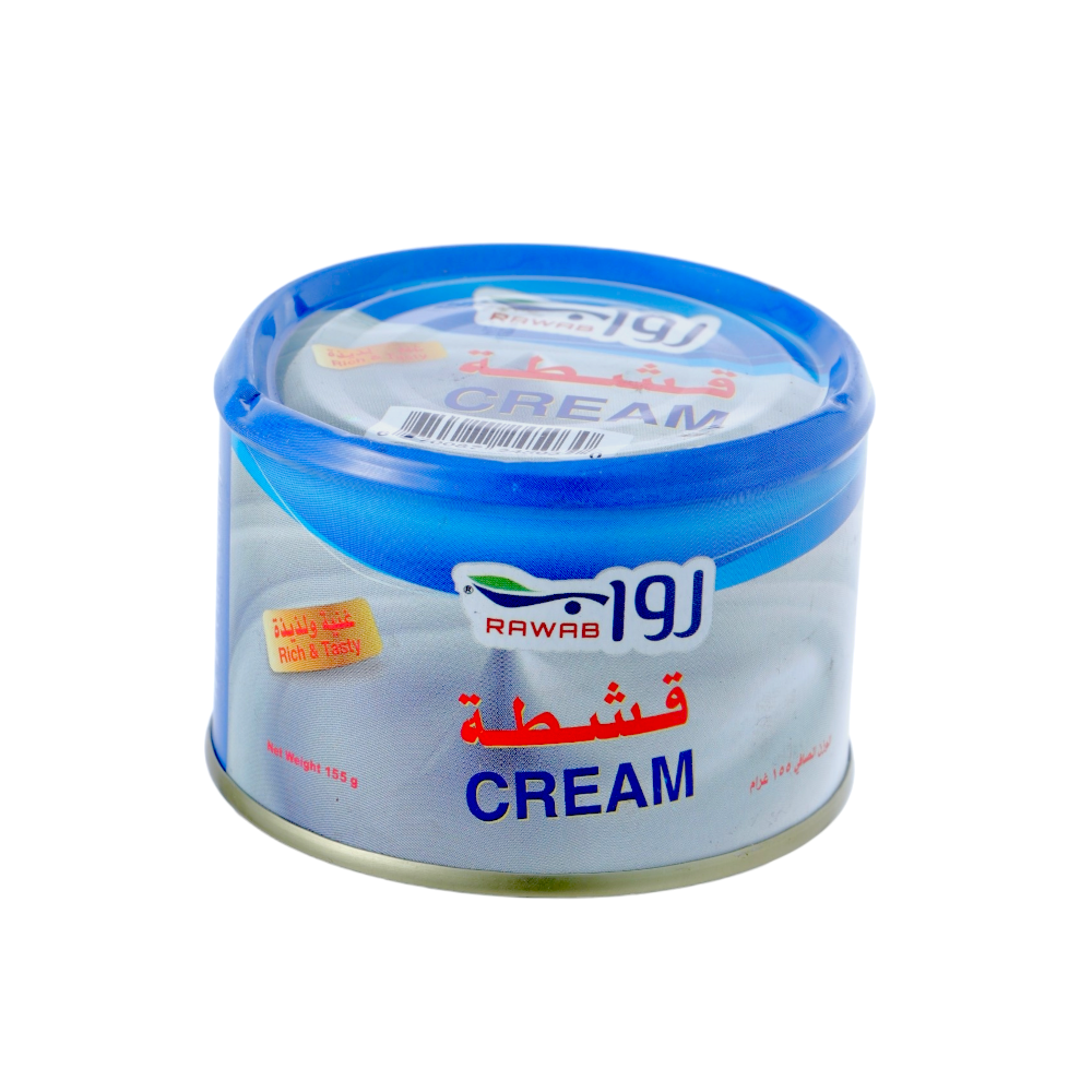 رواب قشطة بيضاء كريمية - 155 جم 
