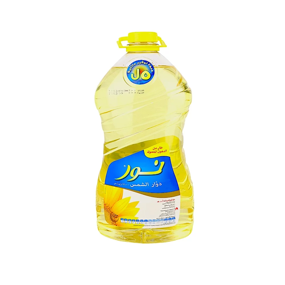 نور زيت دوار الشمس النقي  - 5 لتر 