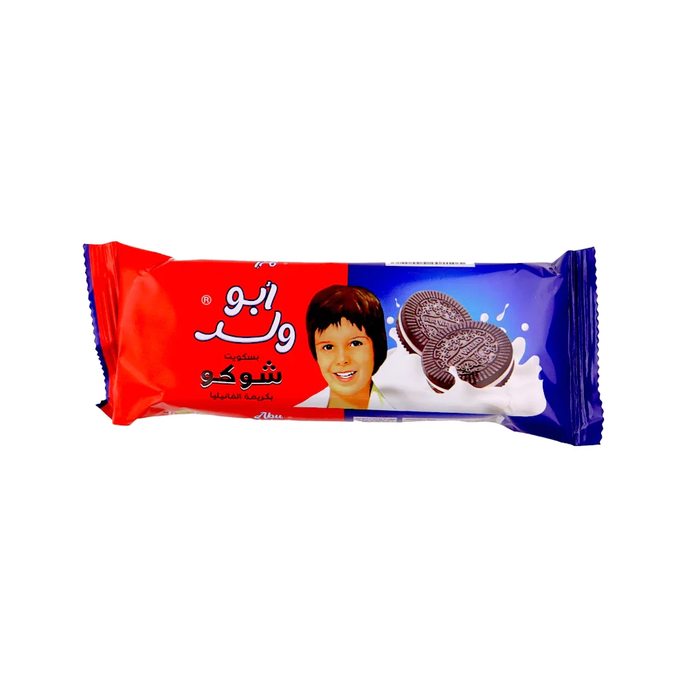 تيشوب أبو ولد بسكويت شوكو محشي بكريمة الفانيلا - 55 جم 
