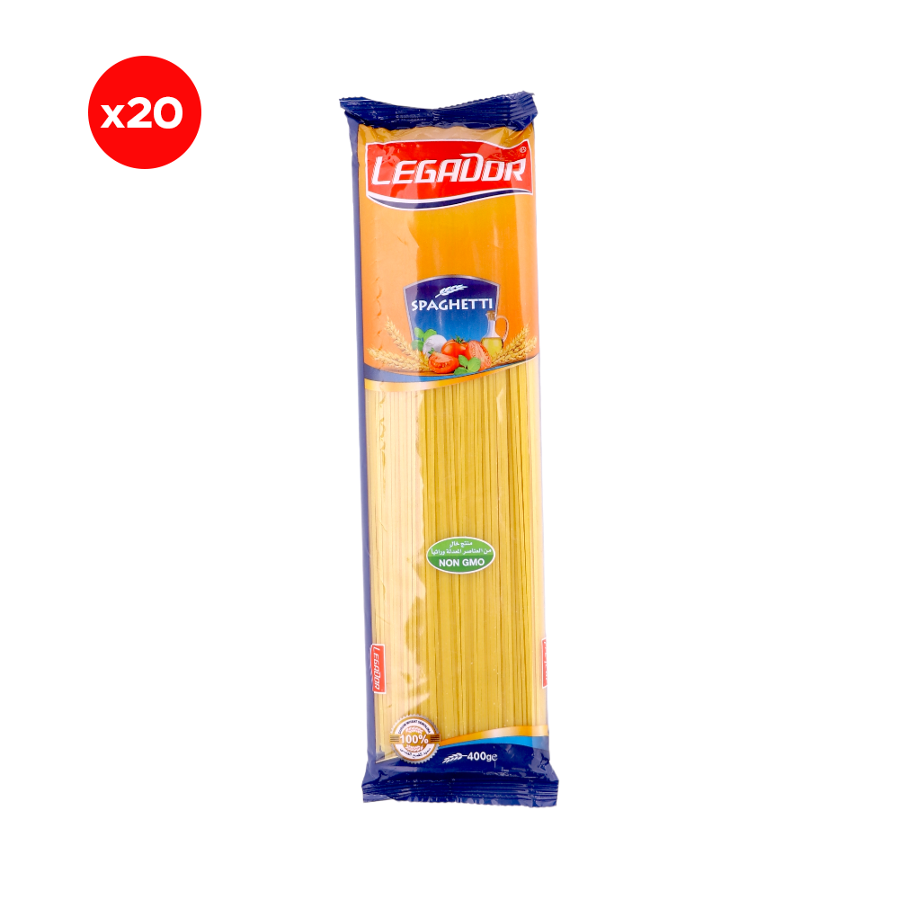 ليجادور مكرونة إسباجيتي طويلة 400 جم -  20 حبة 