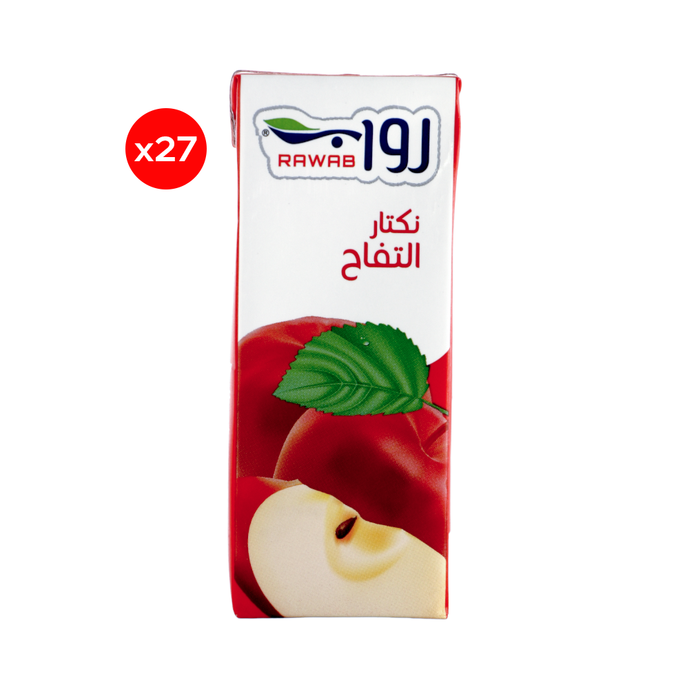 رواب عصير نكتار بنكهة التفاح 200 مل - 27 حبة