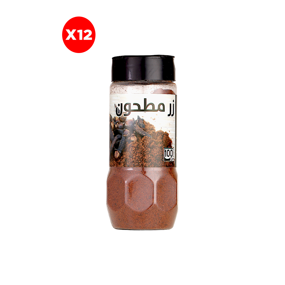 غدرة علبة قرنفل مجفف مطحون 100 جم - 12 حبة 