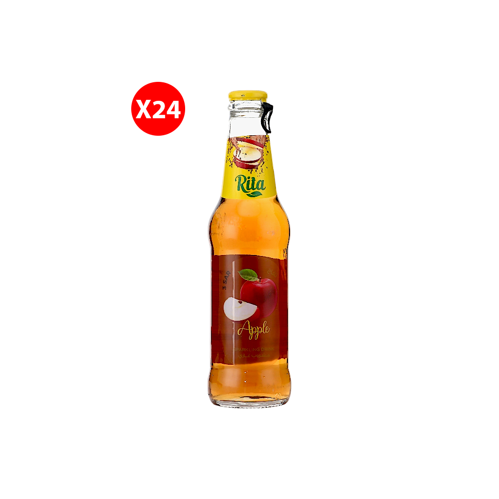 ريتا تفاح مشروب غازي 275 مل - 24 قطعة