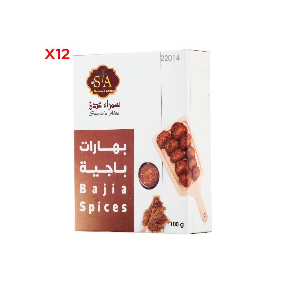 سمراء عدن بهارات باجية 100 جم - 12 عبوة