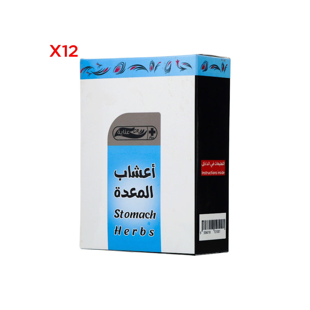 عناية بلس أعشاب المعدة 100 جم - 12 عبوة