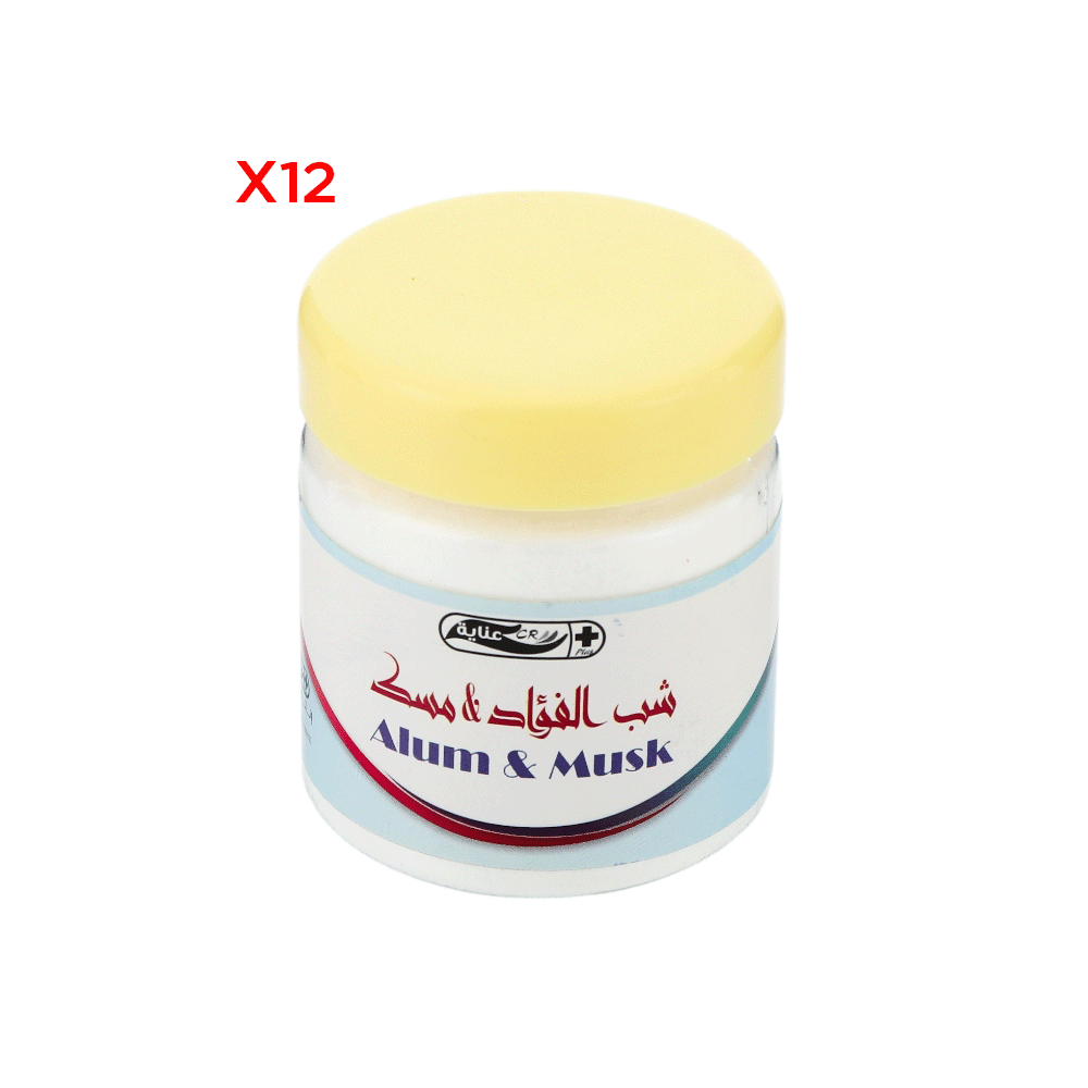 عناية بلس شب الفؤاد ومسك 100 جم - 12 عبوة