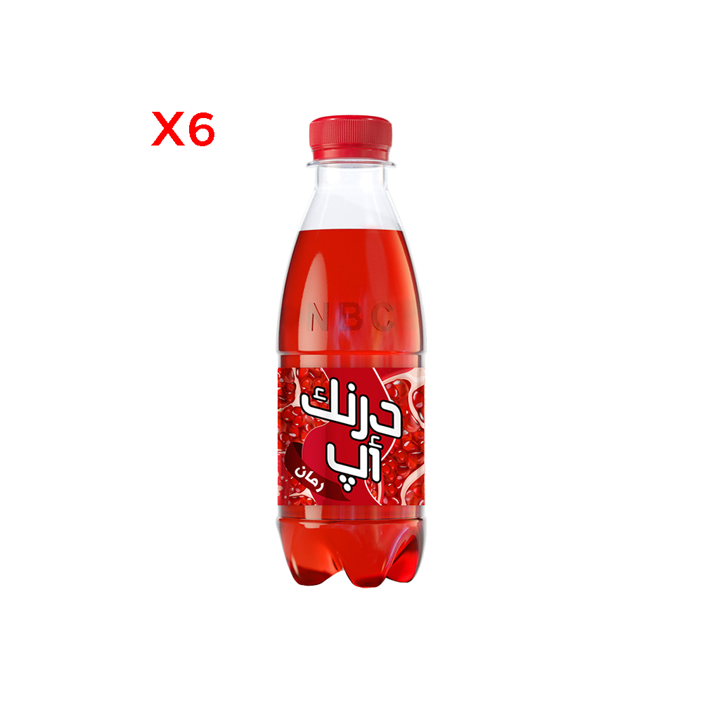 درنك آب مشروب غازي بنكهة الرمان 250 مل - 6 عُلب