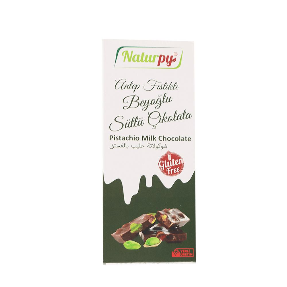 ناتوربي شوكلاتة الحليب بالفستق - 100 جم