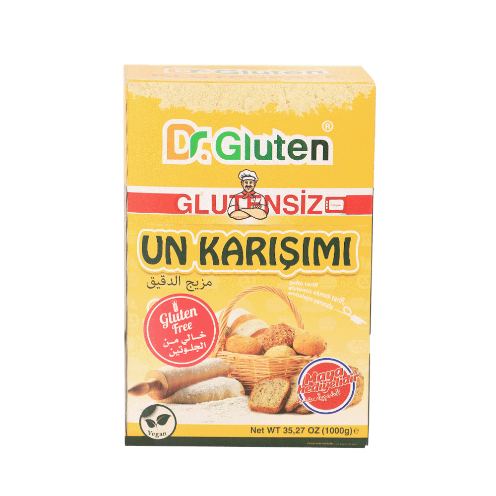 دكتور جلوتين مزيج الدقيق خالي من الجلوتين - 1000 جم