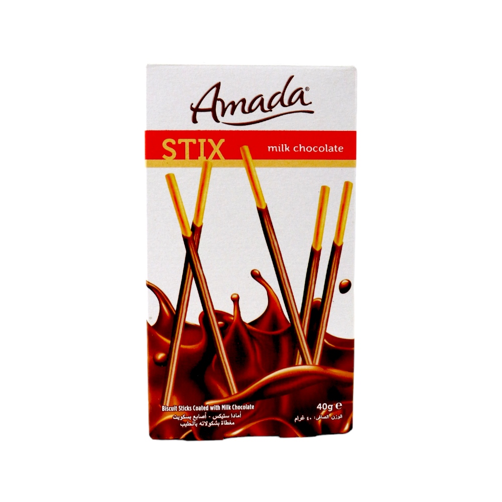 امادا ستيكس بسكويت شوكولاتة مع حليب -32 جم