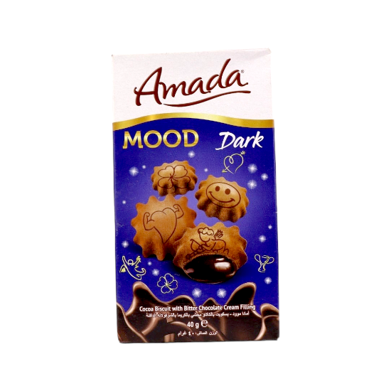 أمادا مود أسود بسكويت بالشوكولاتة باكت - 40 جم