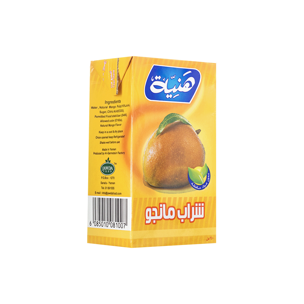 هنية شراب بنكهة المانجو - 250 مل
