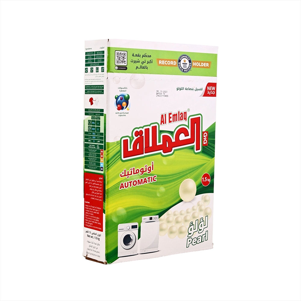 العملاق أوتوماتيك مسحوق غسيل الملابس لؤلؤ - 1.5 كجم