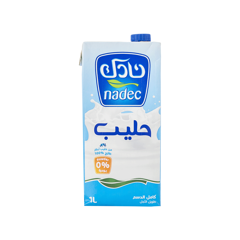 نادك حليب كامل الدسم طويل الأجل - 1 لتر