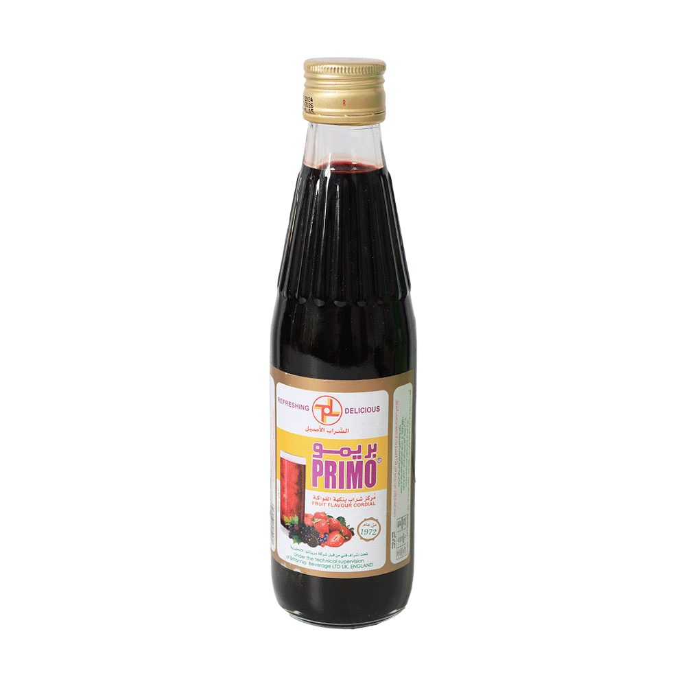 بريمو شراب مركز بنكهة الفواكة- 320مل